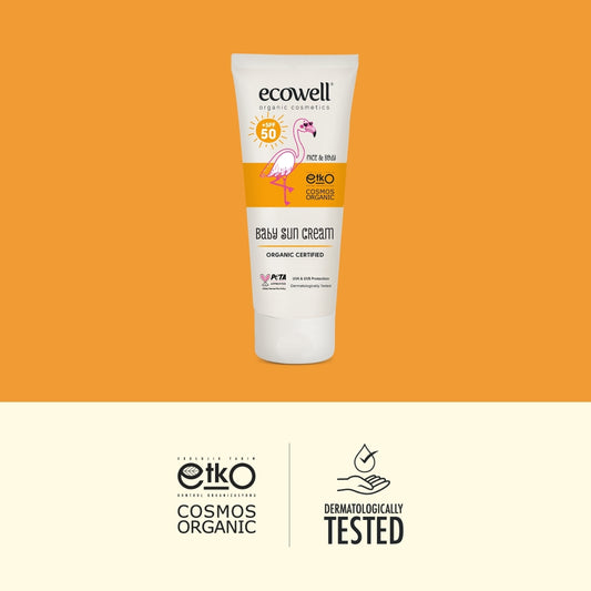 Organik Sertifikalı Bebek Güneş Kremi SPF 50 - 110 gr