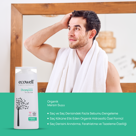 Certified Organic Shampoo - Oily Hair - 300 ml