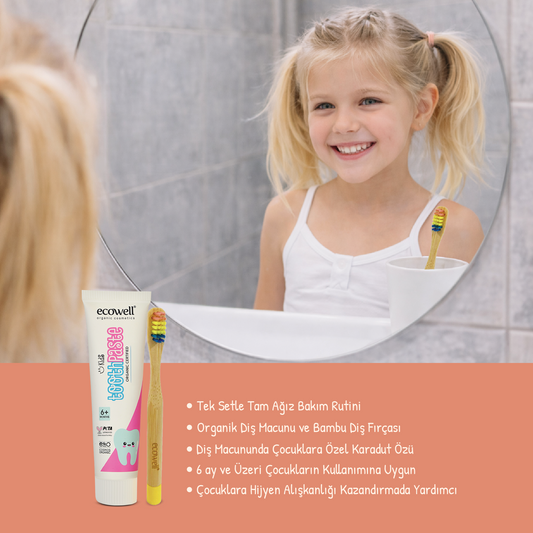 Certified Organic Children's Dental Care Kit