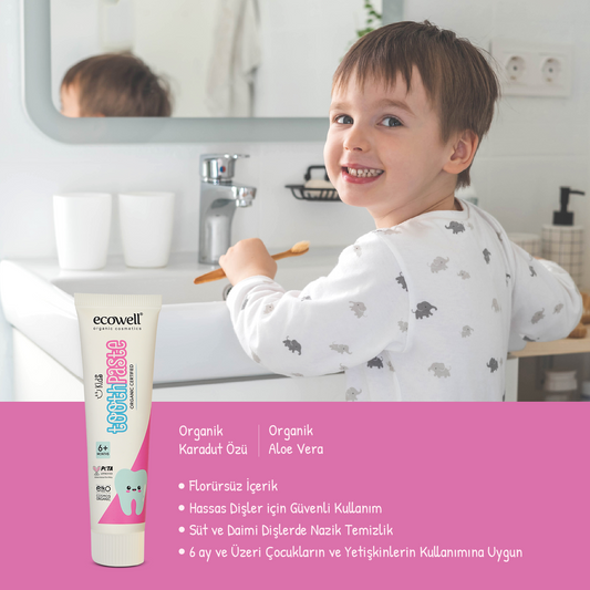 Certified Organic Children's Toothpaste - 75 gr