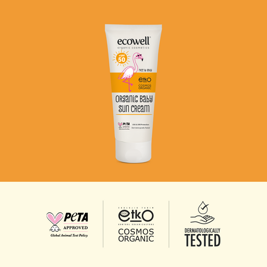 Sertifikalı Organik Bebek Güneş Kremi SPF 50 - 110 gr