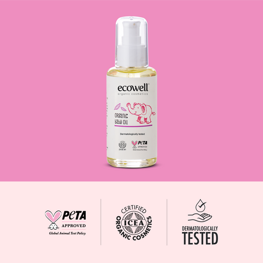 Huile pour bébé certifiée biologique - 100 ml