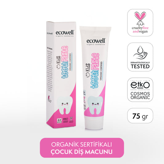 Certified Organic Children's Toothpaste - 75 gr
