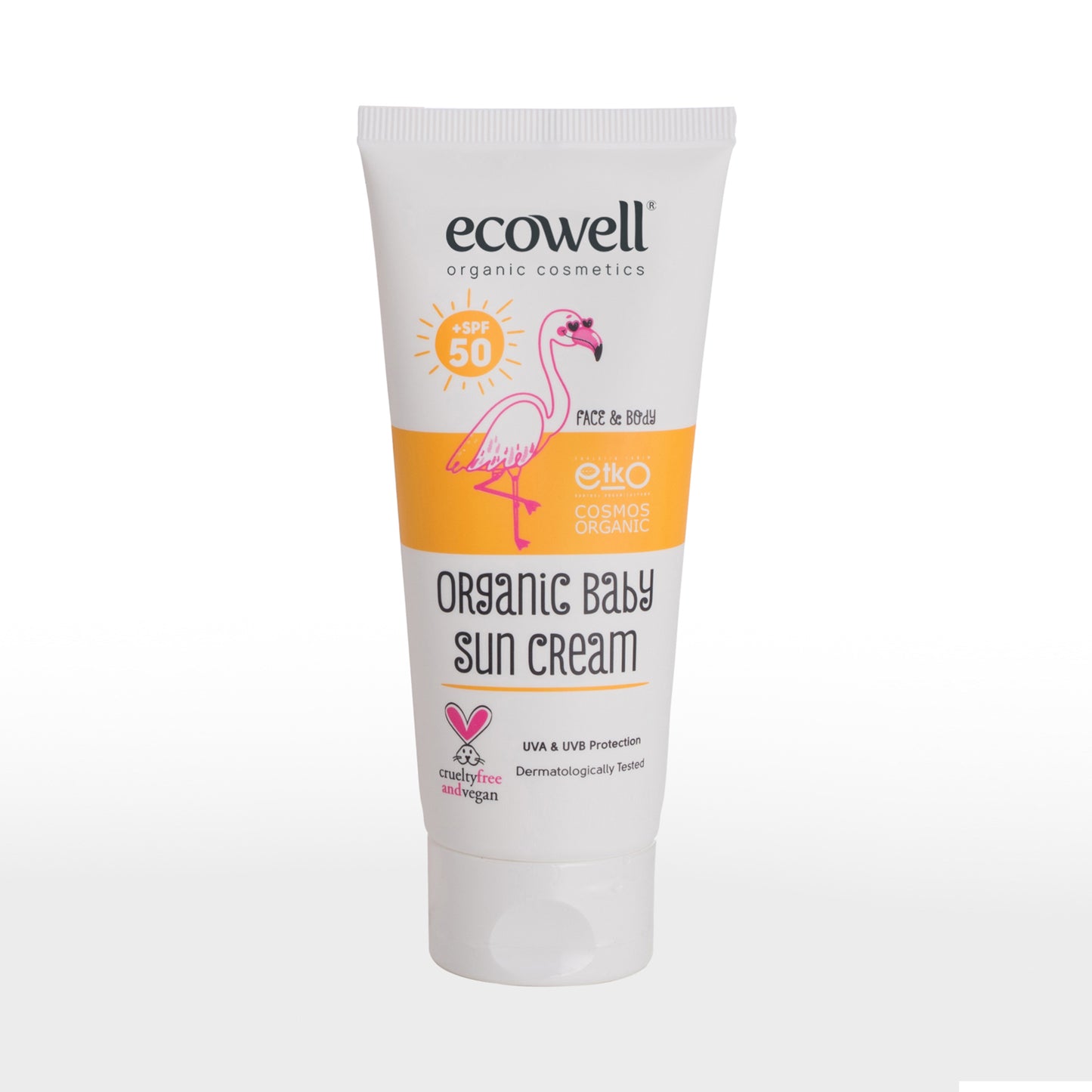 Certified Organic Baby Sunscreen SPF 50 - 110 gr