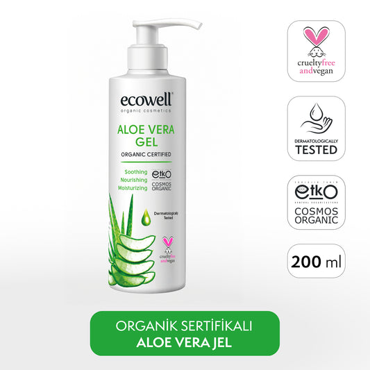 Certified Organic Aloe Vera Gel - 200 ml