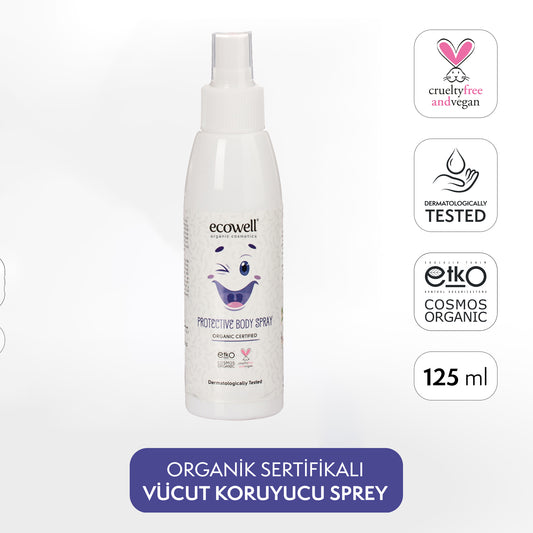 Certified Organic Body Protection Spray - 125 ml