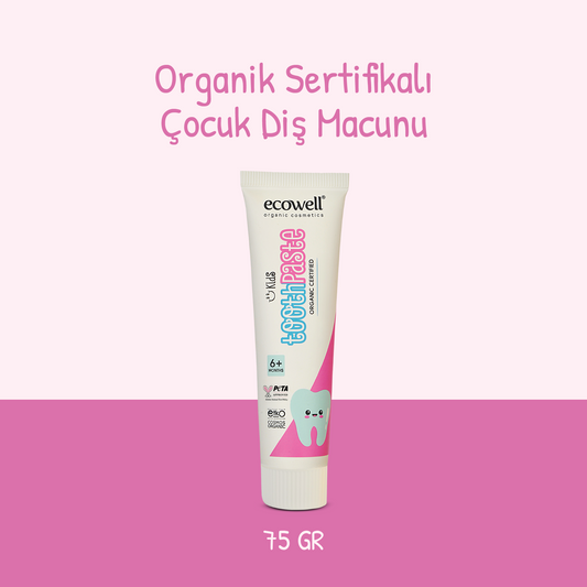 Certified Organic Children's Toothpaste - 75 gr