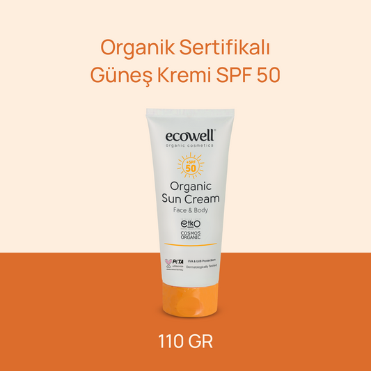 Certified Organic Sunscreen SPF 50 - 110 gr
