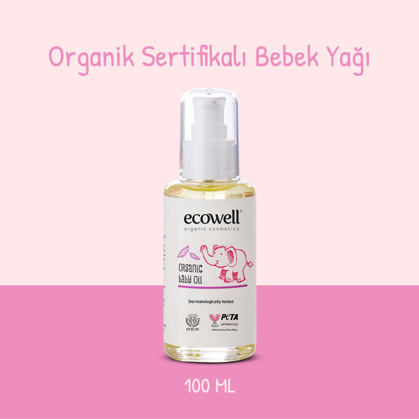 Certified Organic Baby Oil - 100 ml