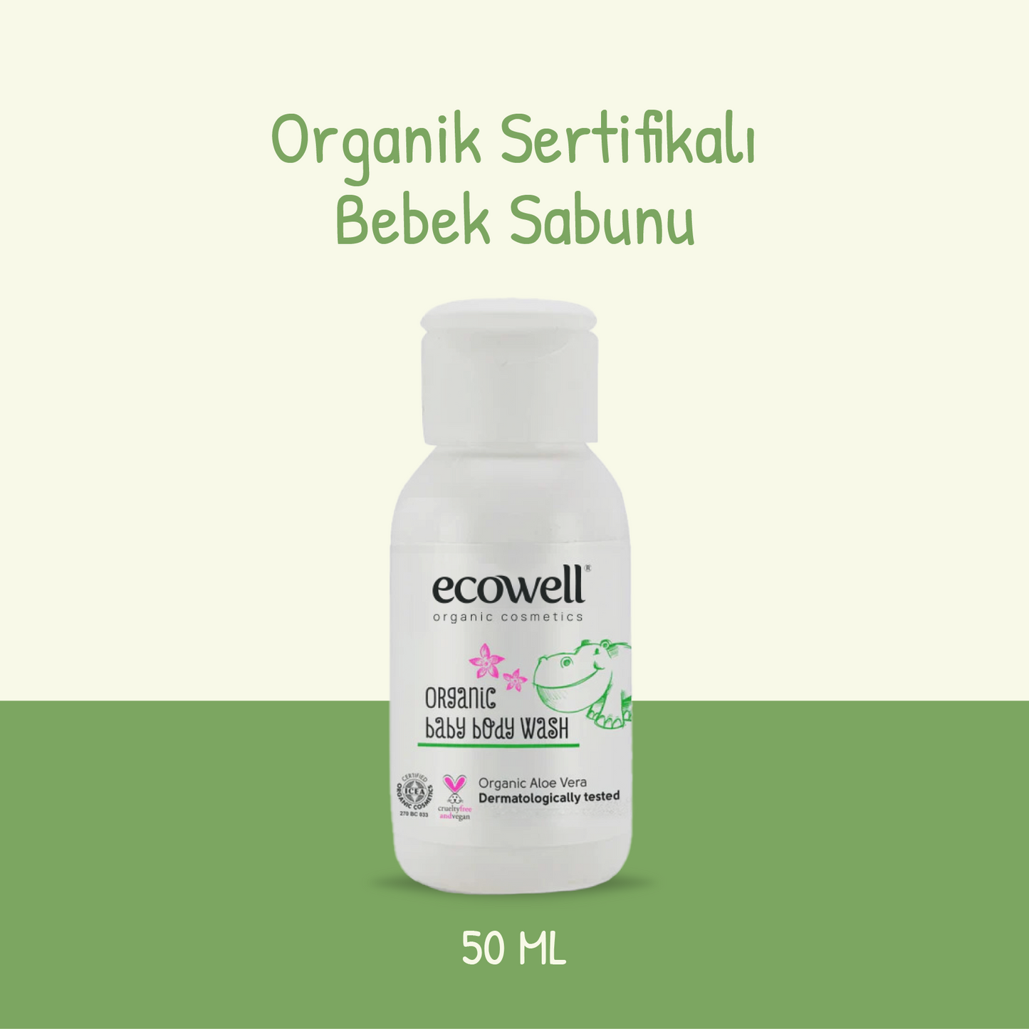 Savon pour bébé certifié biologique - 50 ml