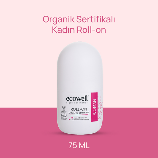 Certified Organic Women's Deodorant Roll-on - 75 ml