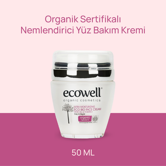 Certified Organic Moisturizing Face Care Cream - 50 ml