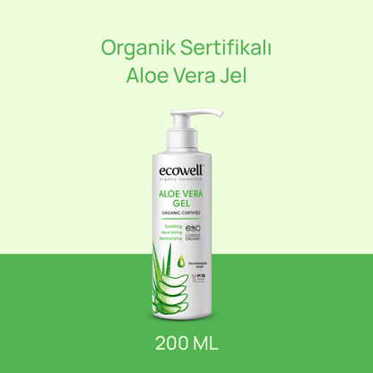 Certified Organic Aloe Vera Gel - 200 ml