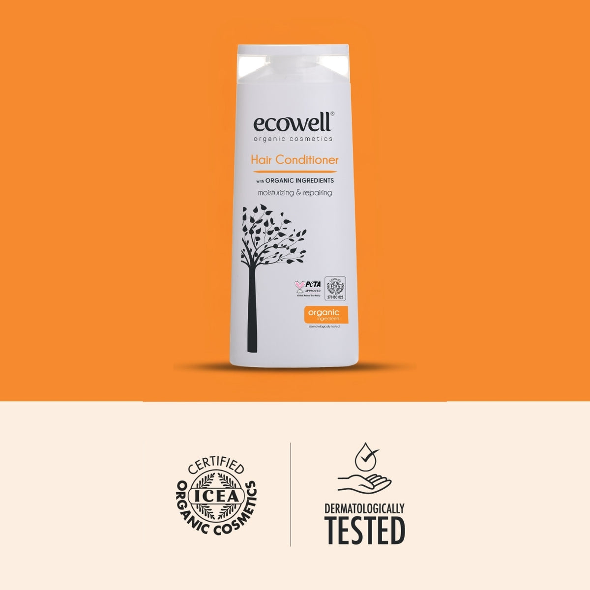 Certified Organic Hair Care Cream - 300 ml