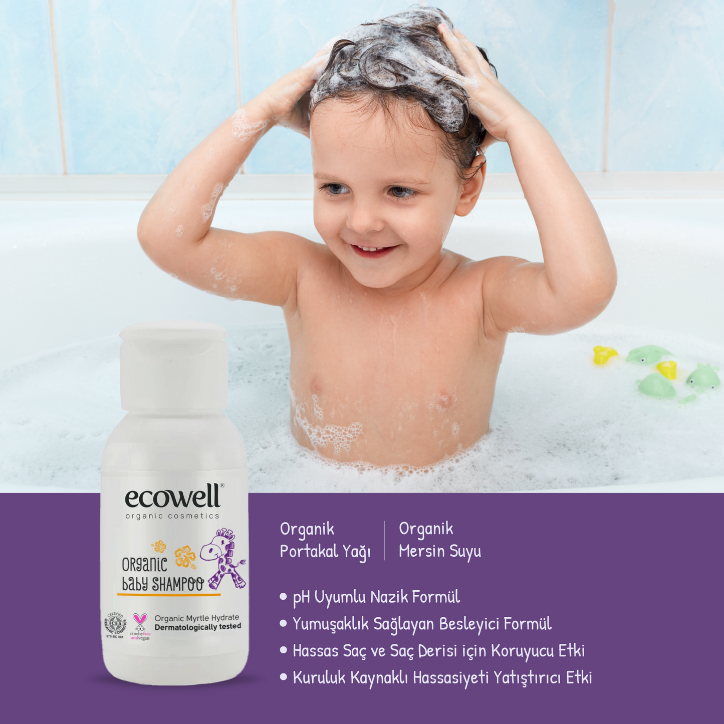 Certified Organic Baby Shampoo - 50 ml