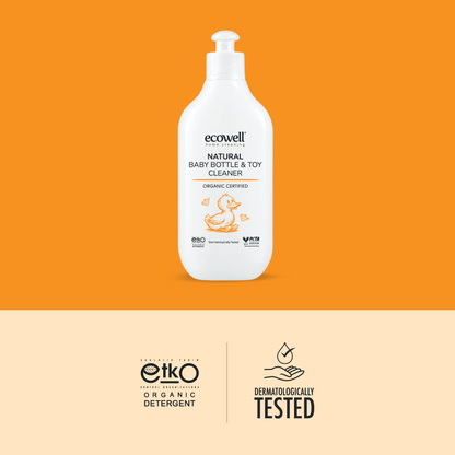 Ecowell Organik Sertifikalı Doğal Biberon ve Oyuncak Temizleyici – 500 ml