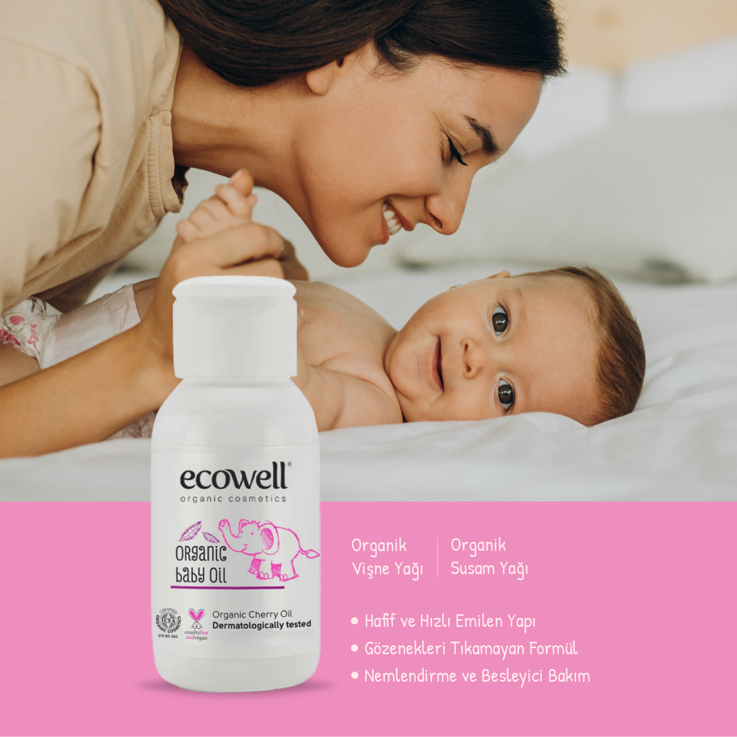 Certified Organic Baby Oil - 50 ml