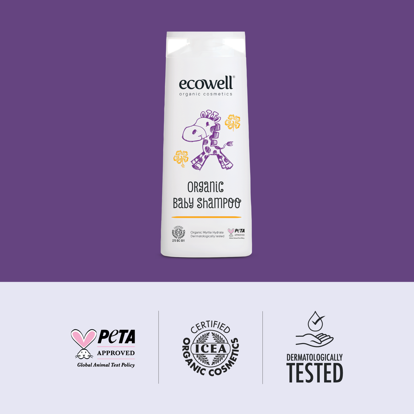 Certified Organic Baby Shampoo - 300 ml