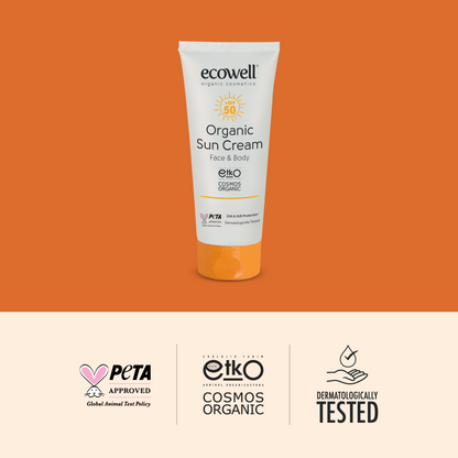 Certified Organic Sunscreen SPF 50 - 110 gr