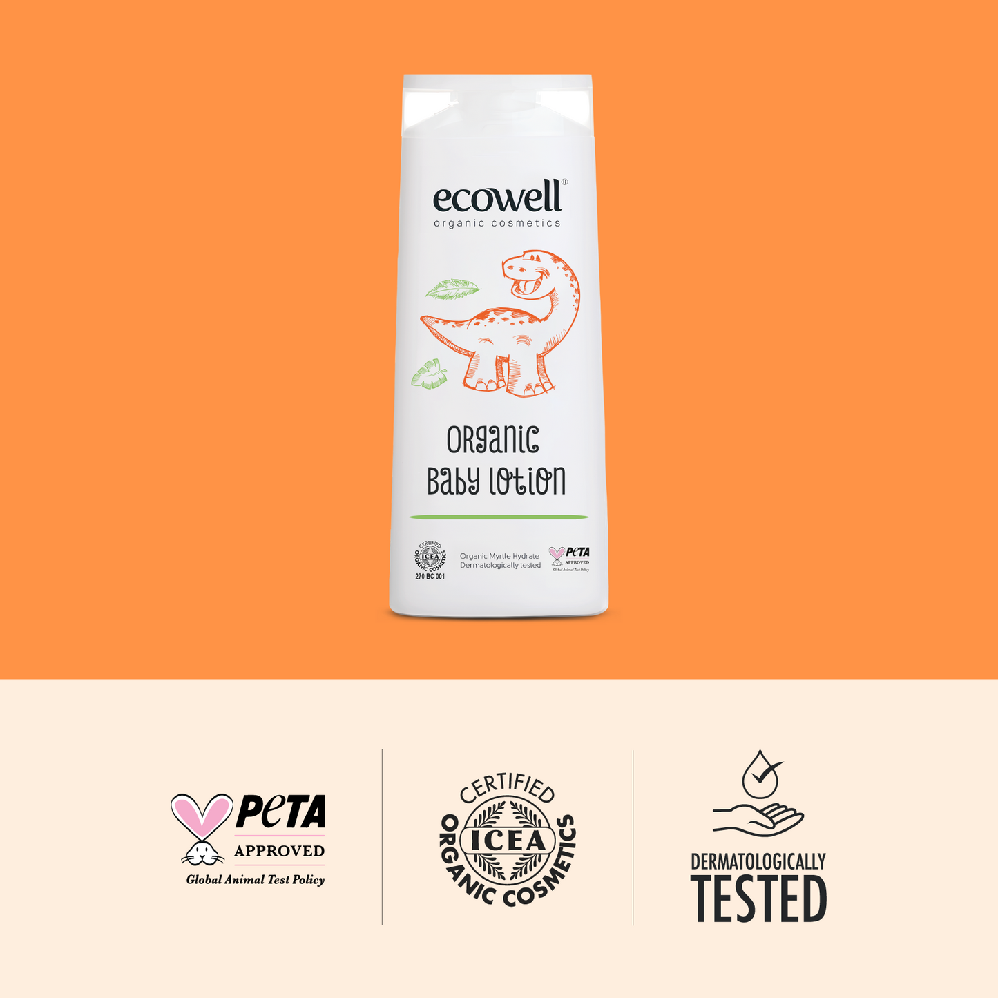 Certified Organic Baby Lotion - 300 ml