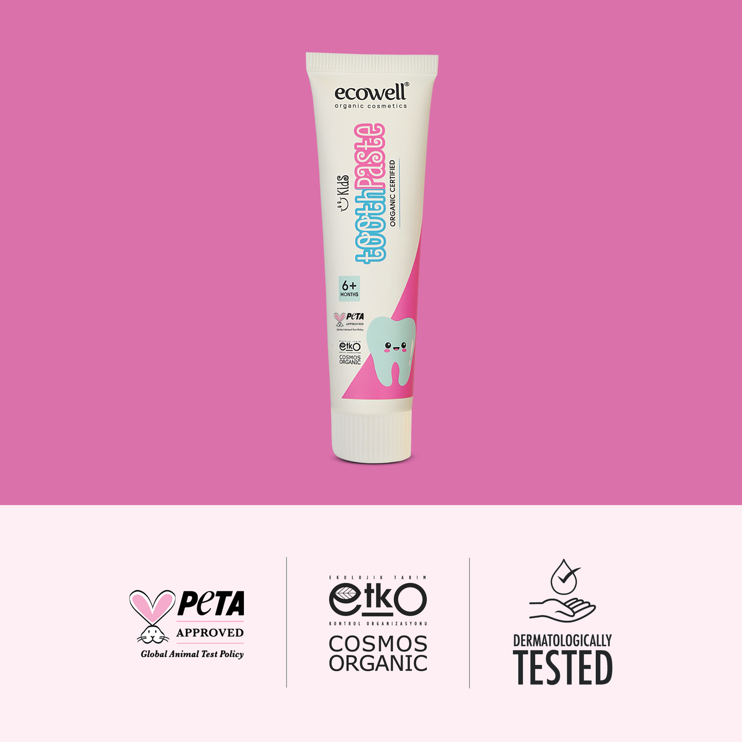 Certified Organic Children's Toothpaste - 75 gr