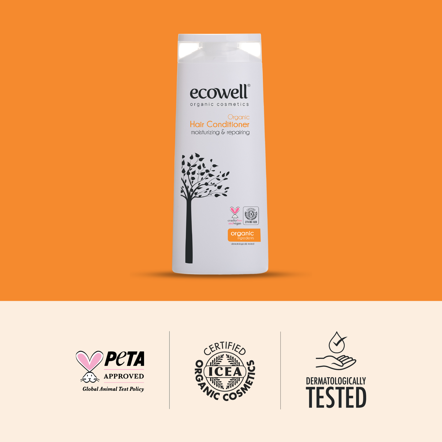 Crème de soin capillaire certifiée biologique - 300 ml