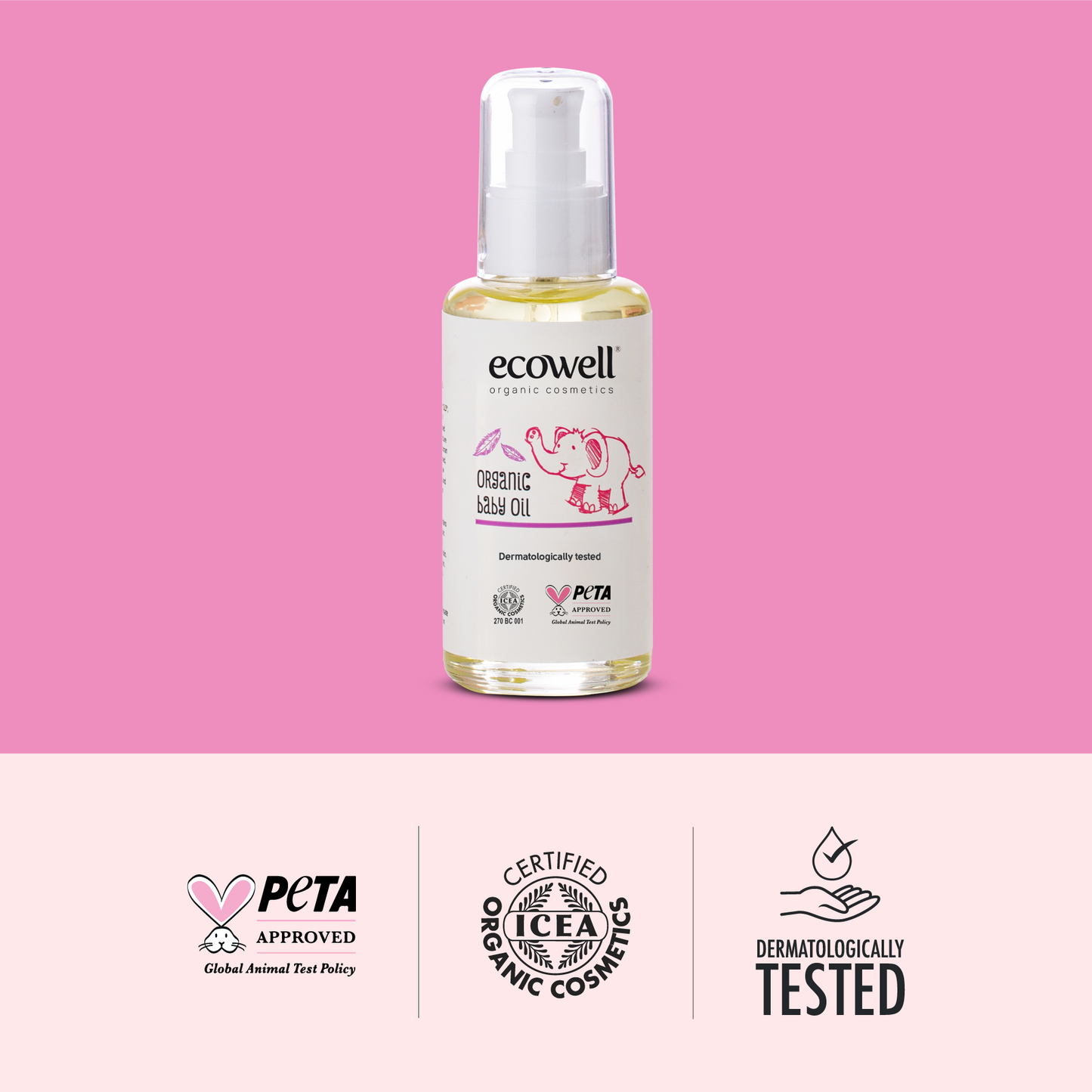 Certified Organic Baby Oil - 100 ml