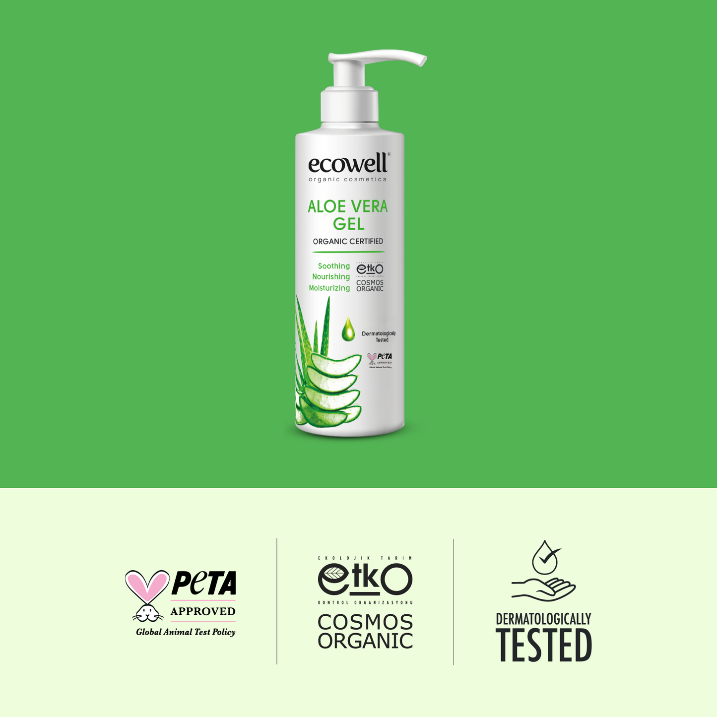 Certified Organic Aloe Vera Gel - 200 ml
