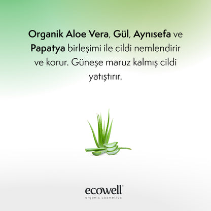 Sertifikalı Organik Aloe Vera Jel - 200 ml