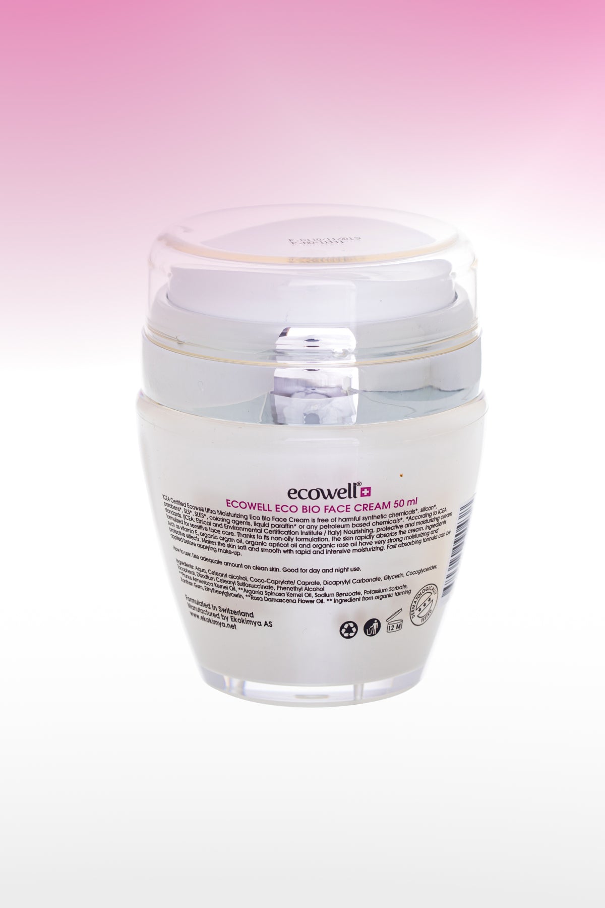 Sertifikalı Organik Nemlendirici Yüz Bakım Kremi - 50 ml