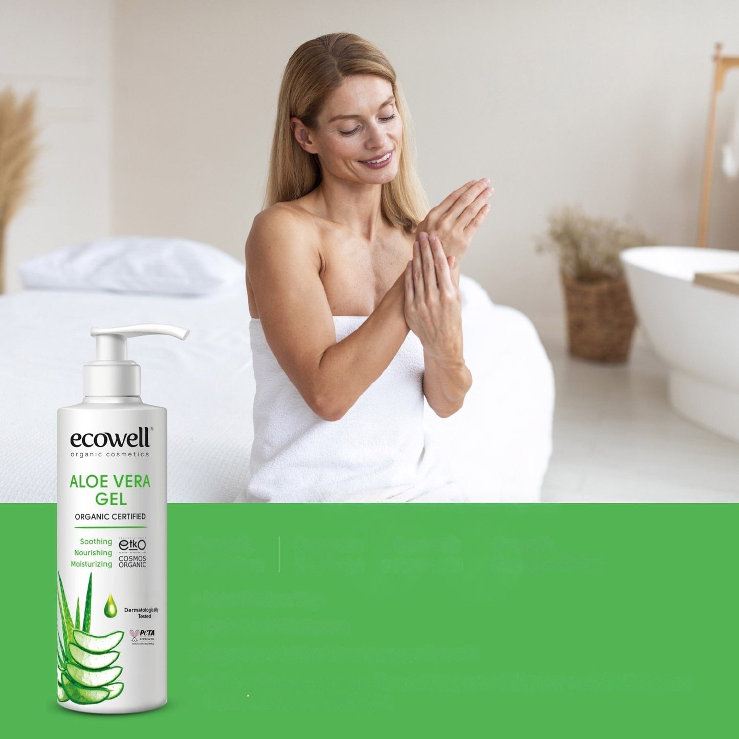Sertifikalı Organik Aloe Vera Jel - 200 ml